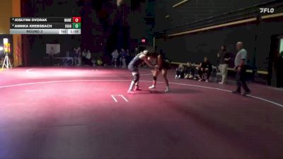 190 lbs Round 3 - Joslynn Dvorak, Waterloo West vs Annika Krebsbach, Osage