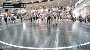 64-68 lbs Rr Rnd 2 - Sofie Mcnatt, HURRICANE WRESTLING ACADEMY vs Emily Tarwater, Eufaula Ironheads Wrestling Club