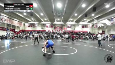 157 lbs Quarterfinal - Cole Akin, Gunn vs Anthony Cazarez, Gilroy