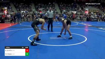 145 lbs Prelims - Brady Griffin, Springfield Youth WC vs Miguel Rojas, Contenders Wrestling Academy