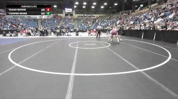 190 lbs 1st Place Match - Elijah Mathis, Lansing HS vs Cooper Reves, Salina-Central