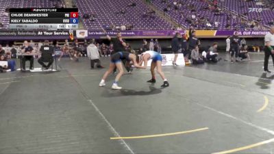 110 lbs Quarters & 1st Wb (16 Team) - Kiely Tabaldo, Grand Valley State vs Chloe Dearwester, Presbyterian