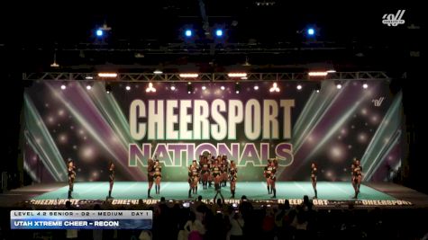 Utah Xtreme Cheer - Recon [2026 L4.2 Senior - D2 - Medium Day 1] 2026 CHEERSPORT National All Star Cheerleading Championship