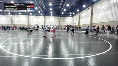 132 lbs Quarterfinal - Jaden Weisgal, Brandon vs James Aguilar, Mayhem Wrestling Club