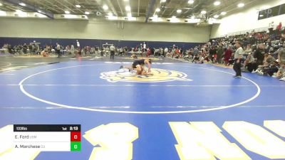 133 lbs Quarterfinal - Ethan Ford, Southern Maine vs Andrew Marchese, Castleton