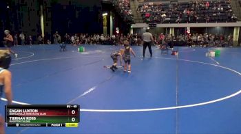 45 lbs Quarterfinal - Eagan Luxton, Bartlesville Wrestling Club vs Tiernan Ross, Mauston Talons