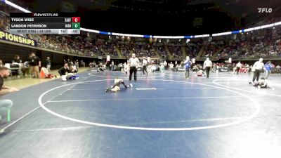 44 lbs Quarterfinal - Tyson Wise, Eastern York vs Landon Peterson, Highlands
