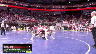 1A-157 lbs Quarterfinal - Wyatt Vanderwerff, Jesup vs Kellen Smith, West Hancock, Britt