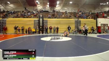 110-116 lbs Round 1 - Cash Hendrix, Greentown WC vs Chael Steege, Chesterton WC