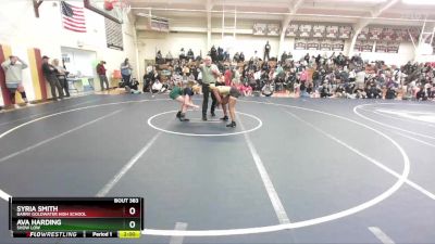 145 lbs Semifinal - Syria Smith, Barry Goldwater High School vs Ava Harding, Show Low