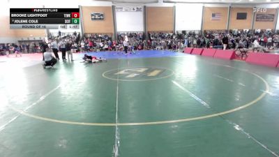 114 lbs Round Of 16 - Brooke Lightfoot, Tewksbury vs Jolene Cole, Scituate