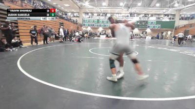 285 lbs Semifinal - Travin Shahbaz, Granite Hills vs Jaidon Samuels, Del Norte (San Diego)