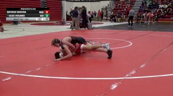 157 lbs Quarterfinal - Alex Holmes, Iowa City, City High vs Bryson Groves, Maquoketa