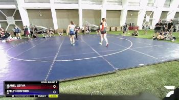 140 lbs Cons. Round 5 - Isabel Leyva, CA vs Emily Medford, MI