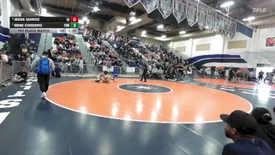 126 lbs 1st Place Match - Rene Cordero, Poway vs Jesse Quiroz, Eleanor Roosevelt