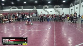 75 lbs Round 1 (8 Team) - Anthony Lopera, M2 Blue (NJ) vs Parker Gerber, LAW/Crass Wrestling(WI)