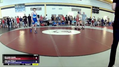 144 lbs Cons. Round 1 - Elijah Gahl, Spartans Wrestling Club vs Micah Pola, Midwest Xtreme Wrestling