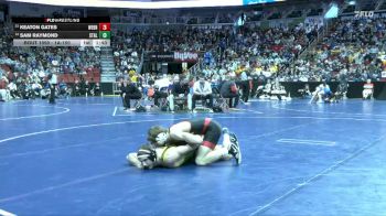1A-150 lbs Champ. Round 1 - Keaton Gates, West Branch vs Sam Raymond, St. Albert