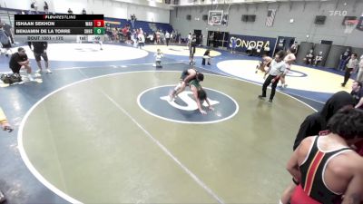 175 lbs Cons. Round 4 - Benjamin De La Torre, South Hills High School vs Ishaan Sekhon, Warriors