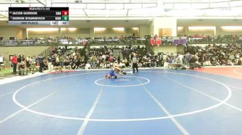 144 lbs 3rd Place - Jacob Gordon, South Windsor vs Durkin Stankevich, Nonnewaug