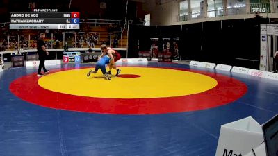 70kg Cons. Round 1 - Andro De Vos, Pronghorn Amateur Wrestling Association vs Nathan Zachary, C.L.I.C