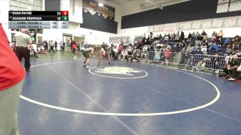 150 lbs Cons. Round 4 - Joaquin Pedroza, Costa Mesa vs Evan Payne, Valencia (Valencia)