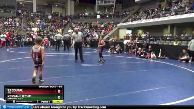 55 lbs Cons. Round 3 - Tj Coufal, 2TG vs Kessiah Liechti, Nebraska Boyz