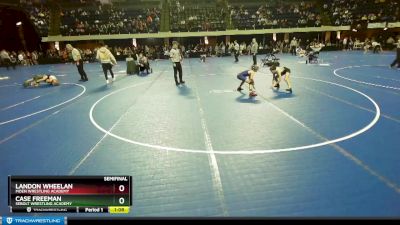 82 lbs Semifinal - Case Freeman, Sebolt Wrestling Academy vs Landon Wheelan, Moen Wrestling Academy