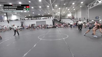 157 lbs Round 3 (6 Team) - Jacob Critchfield, Barn Brothers BlueWave vs Justin Marcello, Team Darkhorse