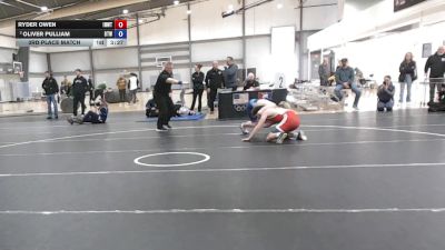 60 kg 3rd Place Match - Ryder Owen, Inland Northwest Wrestling Training Center vs Oliver Pulliam, Best Trained Wrestling