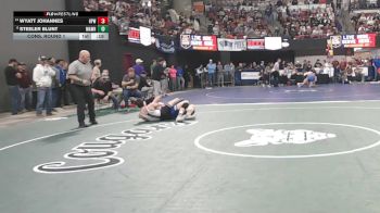 Cons. Round 1 - Wyatt Johannes, Huntley Project (Worden) vs Steeler Blunt, Malta / Whitewater