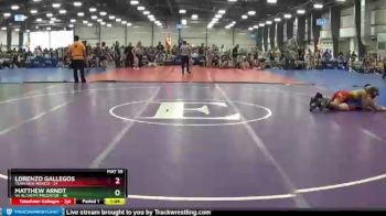 130 lbs Round 5 (6 Team) - Matthew Arndt, VA Alchemy/Predator vs Lorenzo Gallegos, Team New Mexico