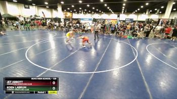 126 lbs Quarterfinal - Jet Abbott, Champions Wrestling Club vs Koen Labrum, Carbon Wrestling Club