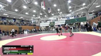 150 lbs Cons. Round 4 - Landon Nelms, Carlsbad vs Lincoln Canahui, Dana Hills