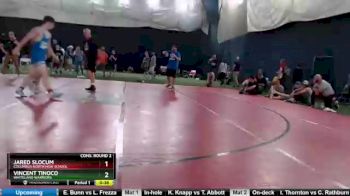 173 lbs Cons. Round 2 - Vincent Tinoco, Whiteland Warriors vs Jared Slocum, Columbus North High School