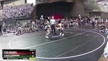 95 lbs Round 2 (6 Team) - Fynn Reinerio, Kansas Copperhead vs Kyron Schneider, Kansas Python