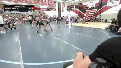 113 lbs Cons. Round 3 - Manuel Villela, Panther Academy Of Wrestling vs Logan Musgrave, Rim Of The World