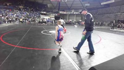 71 lbs 5th Place Match - Chase Sample, Montesano Mad Dogs Wrestling vs Emilio Mireles, Prosser Wrestling Academy