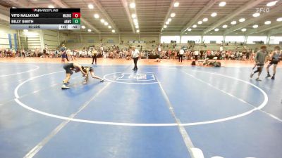 80 lbs Round Of 16 - Vito Naljayan, Mat Assassins Gray vs Billy Smith, All-American Wrestling Club Red