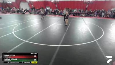 165 lbs Quarterfinal - Naim Allen, Wisconsin vs Drayk Nolan, Wisconsin