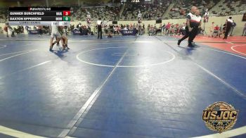 70 lbs Consolation - Gunner Burchfield, Marlow Outlaws vs Daxton Epperson, Morrison Takedown Club