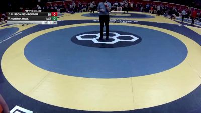 G-115 lbs Champ. Round 1 - Allison Schroeder, G-Gibsonburg vs Aurora Hall, G-Lakeview