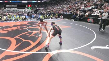 1st Place Match - Kiernan Meink, Millard South vs Myles Sanchez, Creighton Prep