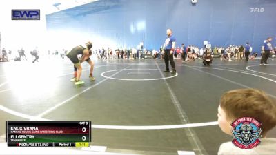 85 lbs Quarterfinal - Knox Vrana, Kansas Young Guns Wrestling Club vs Eli Gentry, Tennessee