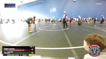 85 lbs Quarterfinal - Knox Vrana, Kansas Young Guns Wrestling Club vs Eli Gentry, Tennessee
