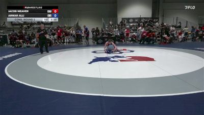 74 lbs Cons. Round 2 - Jacob Weaver, Central Indiana Academy Of Wrestling vs Anwar Alli, Cavalier Wrestling Club