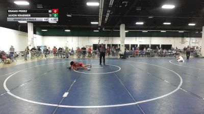 100 lbs Quarterfinal - Jaxon Kraemer, TX vs Esaias Perez, MD