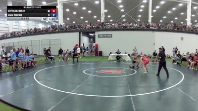 100 lbs BryLee Irsik, Nebraska vs Ava Tovar, Florida