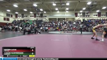 160 lbs Quarterfinal - Hayden Lucas, Carlisle vs Carson Klostermann, Alburnett