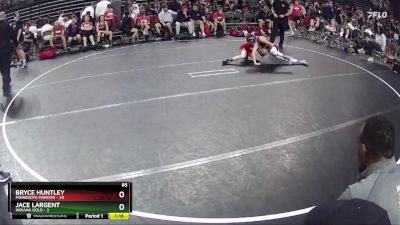 85 lbs Semis & 1st Wrestleback (8 Team) - Bryce Huntley, Minnesota Maroon vs Jace Largent, Indiana Gold